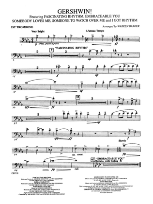 Book cover for Gershwin! (Medley): 1st Trombone