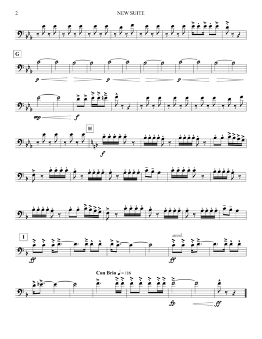 New Suite (Parts) [3] Concert Band scores gallery preview page 2
