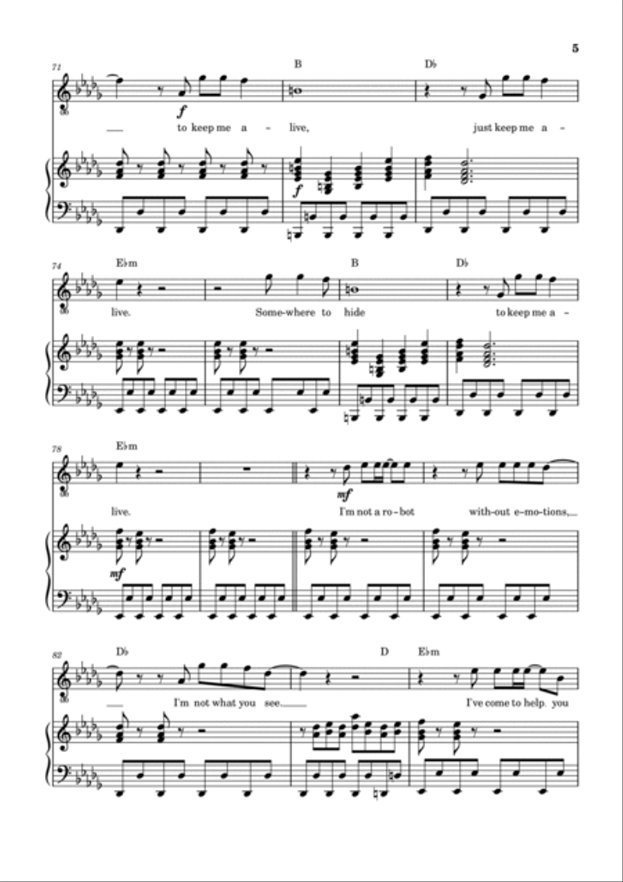 Mr. Roboto Small Ensemble scores gallery preview page 6
