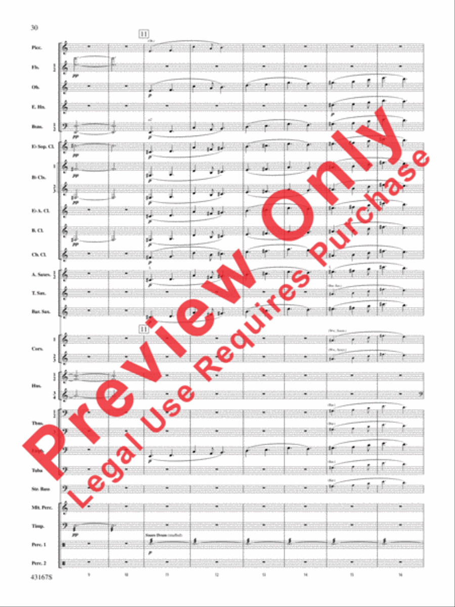 Down to the Sea in Ships (from the NBC TV Film Project 20) Concert Band scores gallery preview page 31