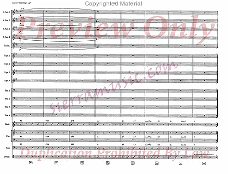 Step Right Up Big Band scores gallery preview page 11