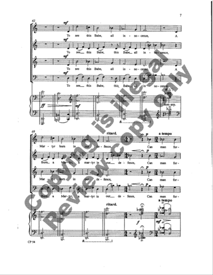 Hymn to the Nativity Hymn to the Nativity 4-Part scores gallery preview page 14