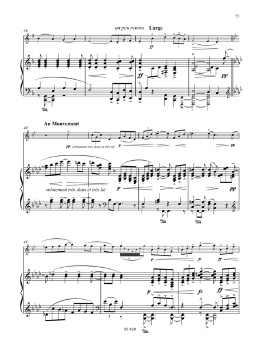 Pavane pour une Infante Défunte Clarinet Solo scores gallery preview page 4