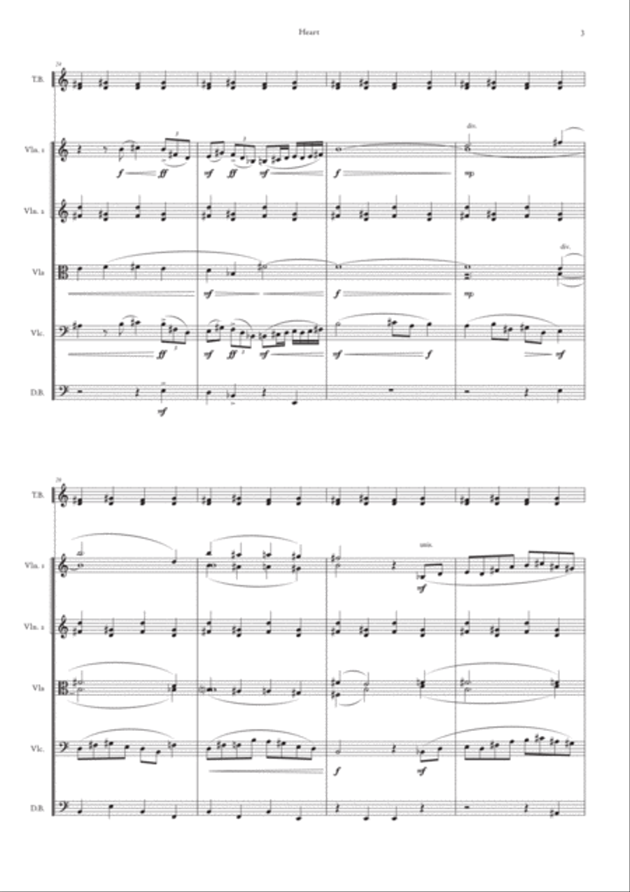 Heart Op.27 No.5 String Orchestra scores gallery preview page 4