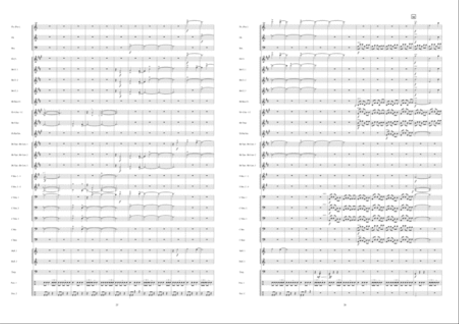 The Last Of The Mohicans Fanfare Band scores gallery preview page 14