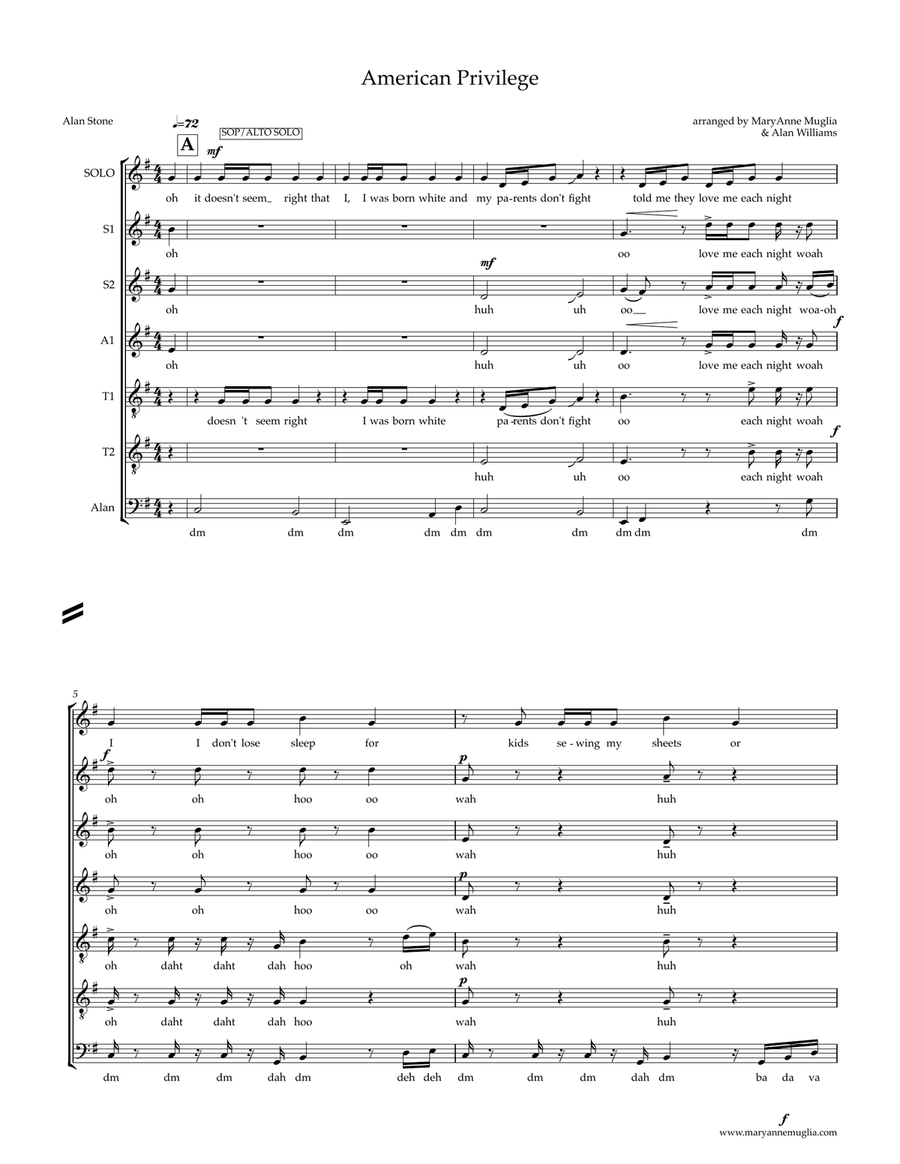 American Privilege American Privilege Divisi scores gallery preview page 1