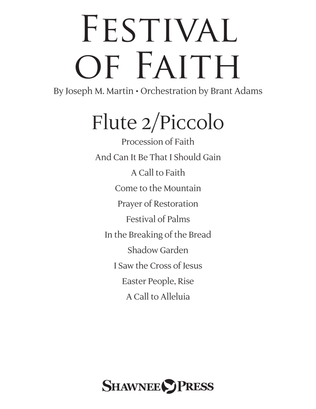 Book cover for Festival of Faith - Flute 2 (Piccolo)