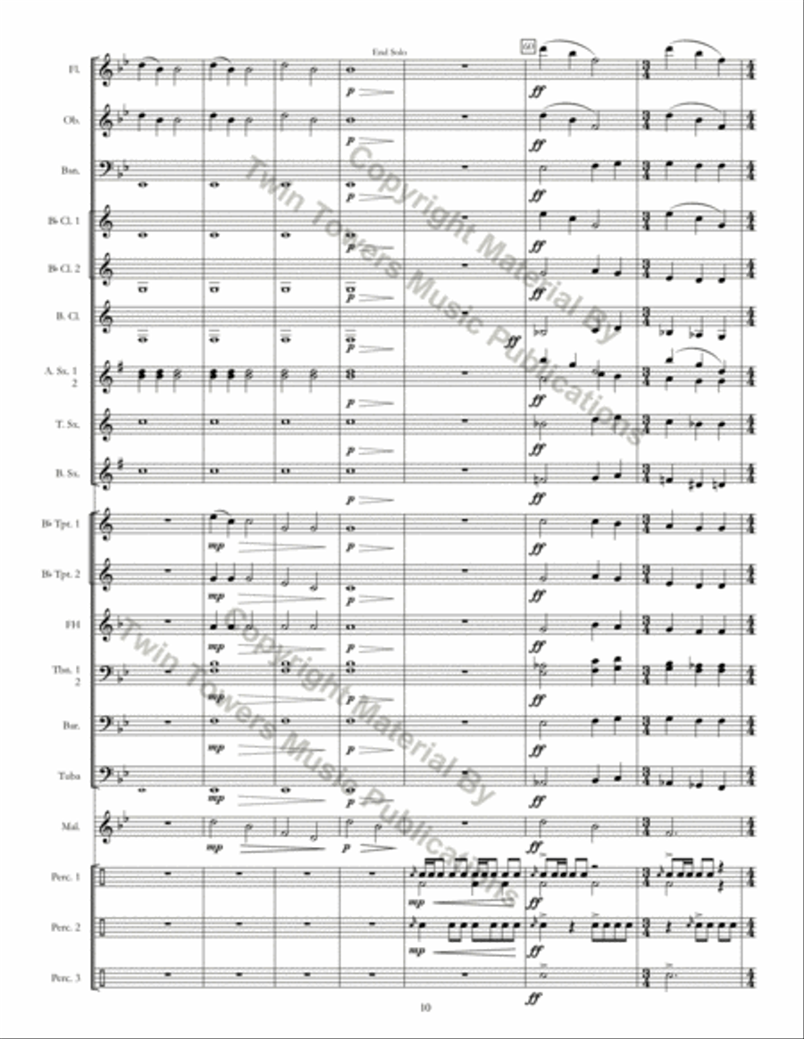 Introit Concert Band scores gallery preview page 11
