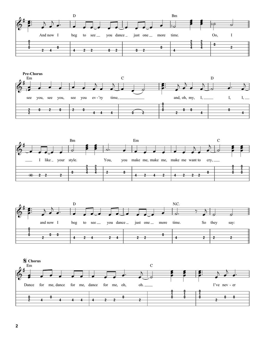 Dance Monkey by Tones And I - Acoustic Guitar - Digital