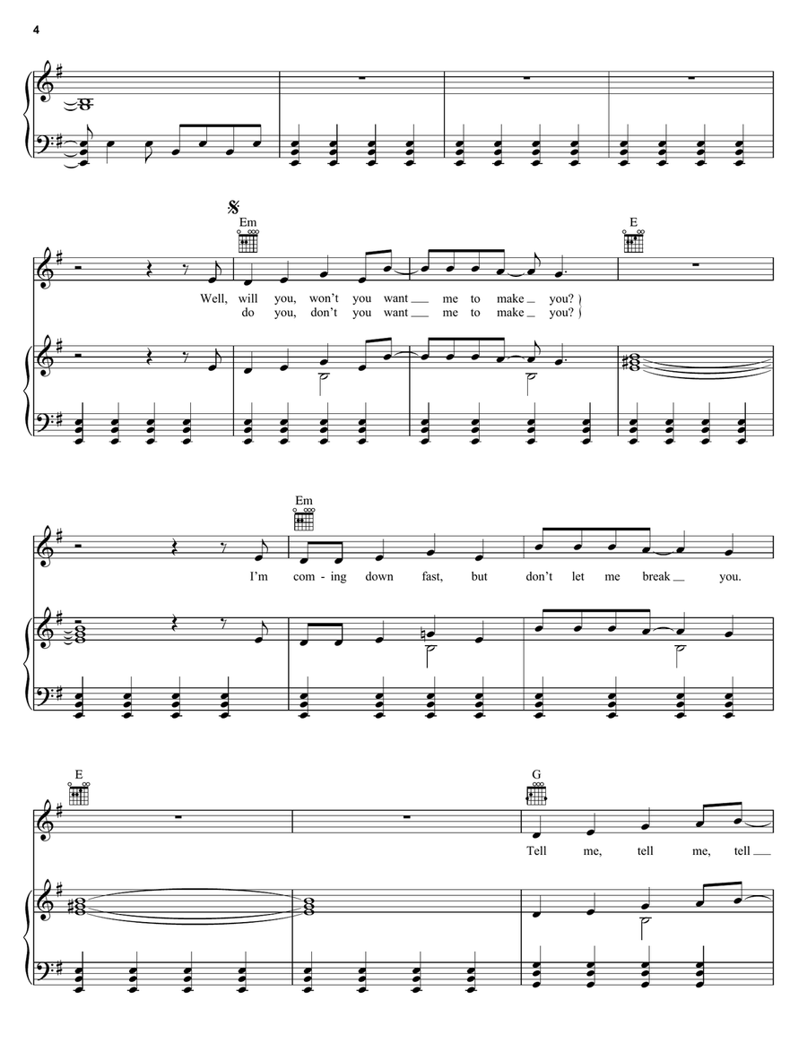 Helter Skelter Helter Skelter Piano, Vocal, Guitar scores gallery preview page 4