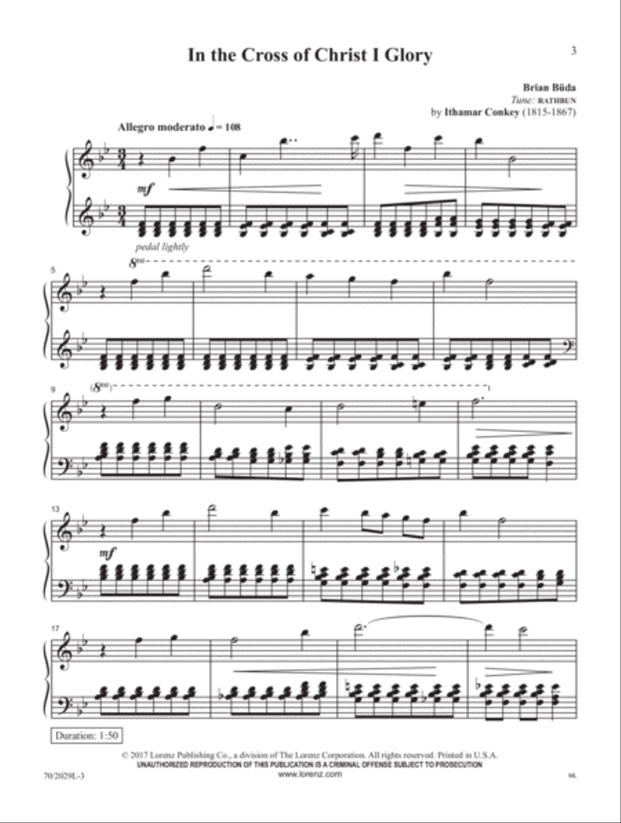 Wounded for Me Piano Solo scores gallery preview page 2