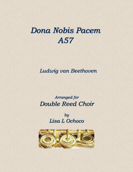 Dona Nobis Pacem A57 for Double Reed Choir image number null