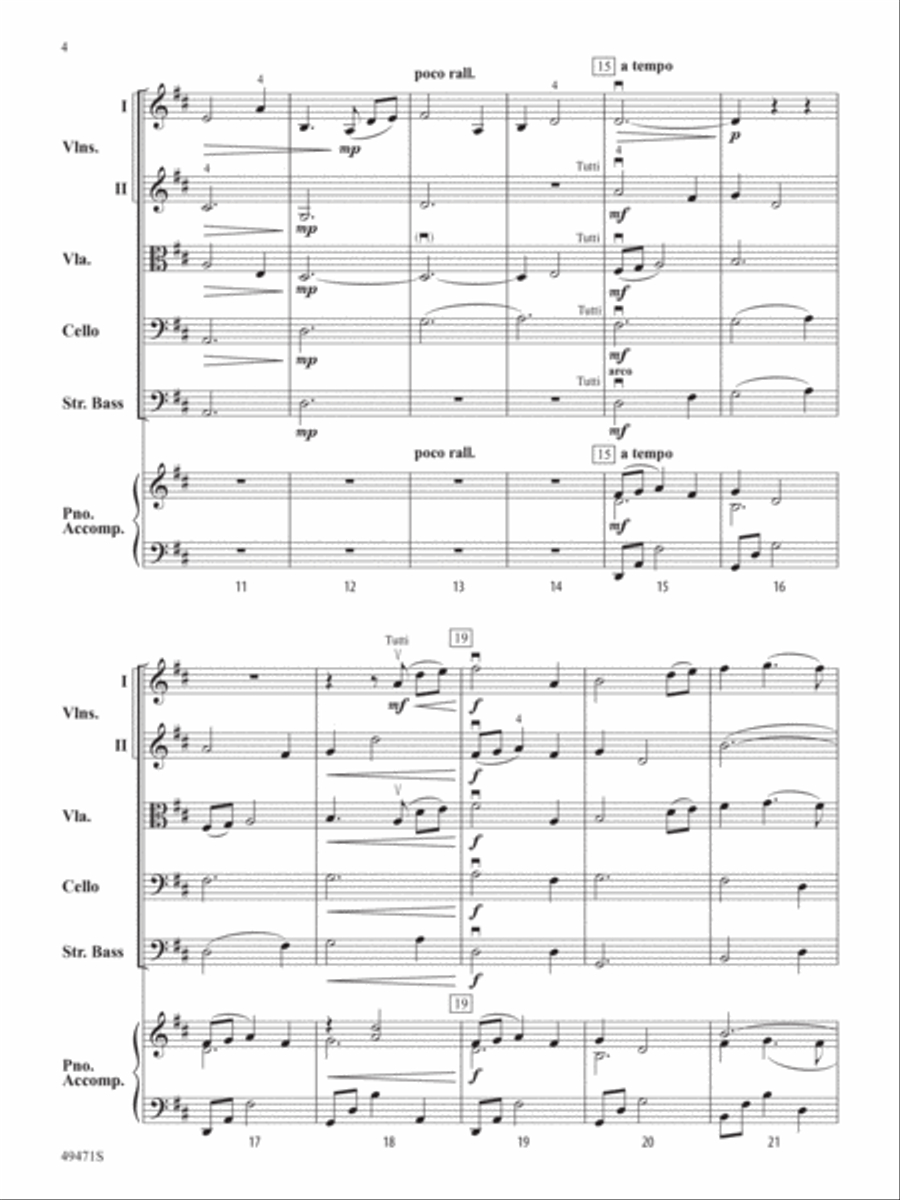 Ruby Mountain Serenade String Orchestra scores gallery preview page 5