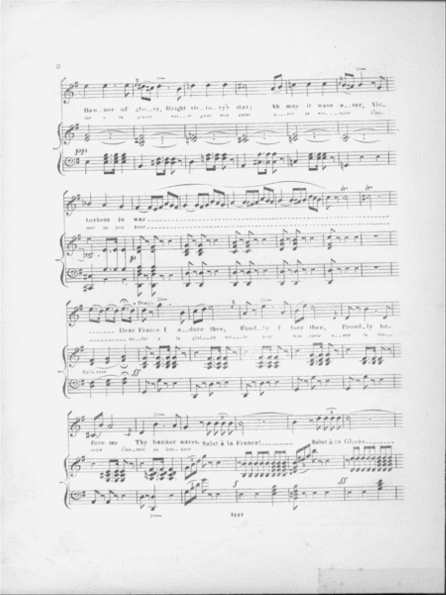 la Vivandiere Voice scores gallery preview page 3