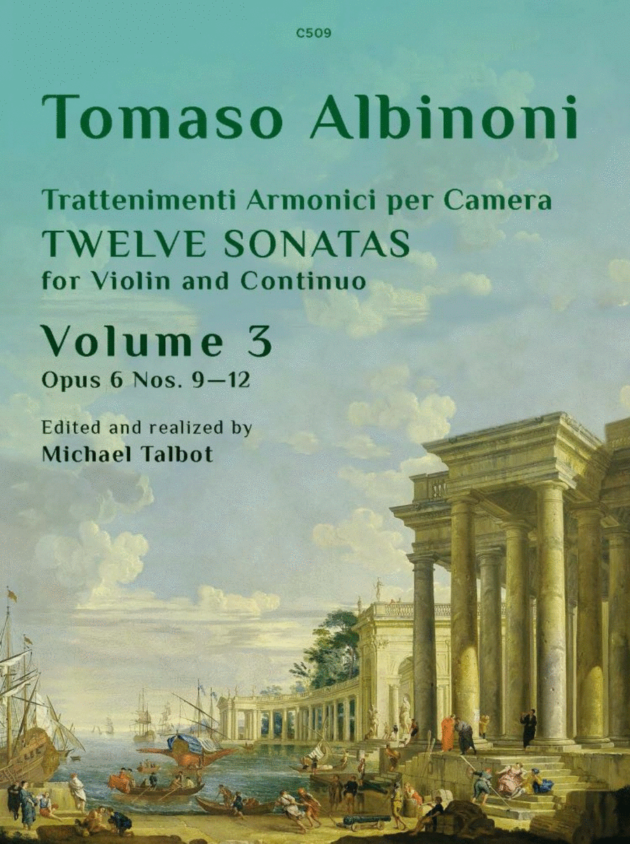 Twelve Sonatas Op. 6 Nos. 9 - 12 Volume 3 Violin scores gallery preview page 1