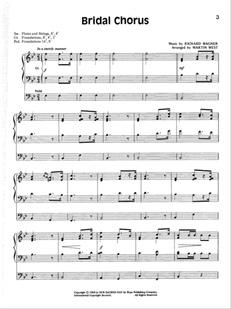 Everything for the Wedding Organist Organ Solo scores gallery preview page 2