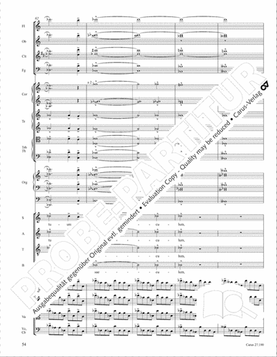 Te Deum 4-Part scores gallery preview page 61