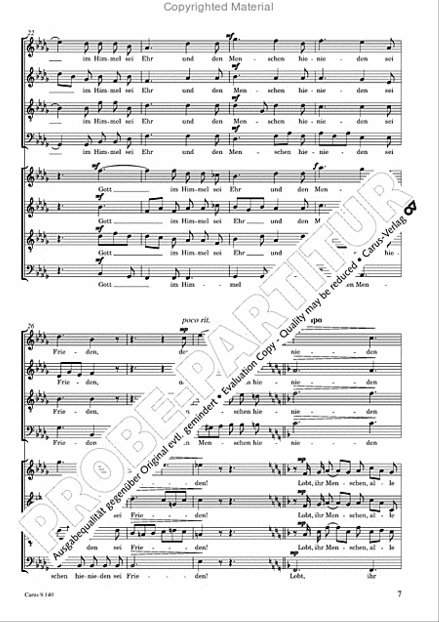 Cornelius / Gottwald: Three Christmas Songs Score scores gallery preview page 8