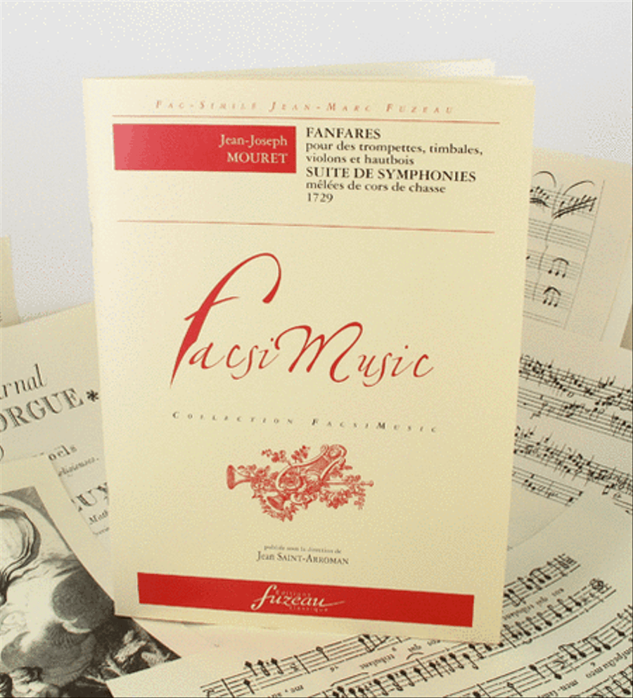 Fanfare for trumpets, timpani, violins and oboes with a suite of symphonies mingled with hunting horns - Book II Oboe scores gallery preview page 1