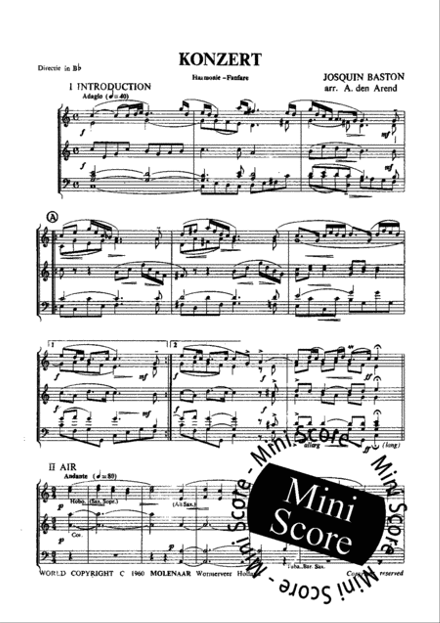 Konzert Konzert Concert Band scores gallery preview page 4