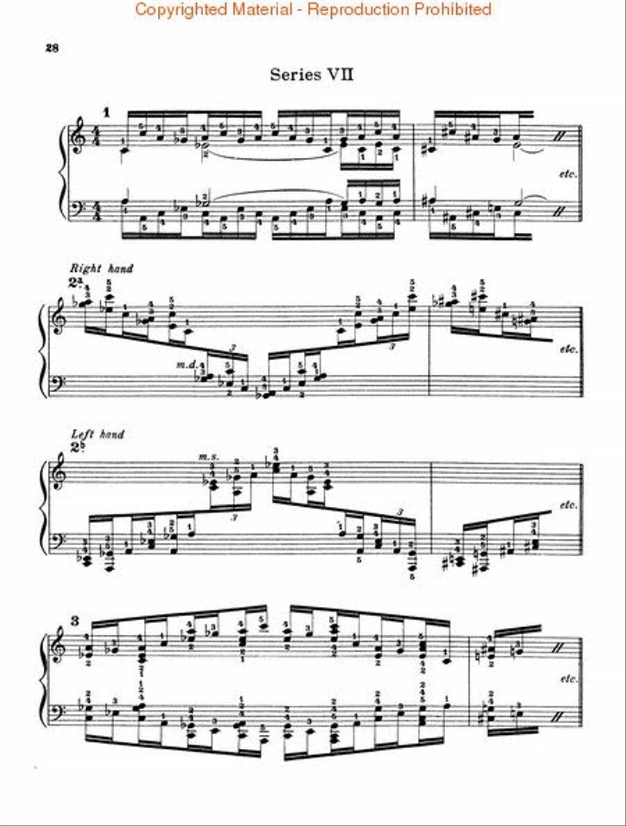 Exercises for Independence of Fingers – Book 2 Piano Method scores gallery preview page 4