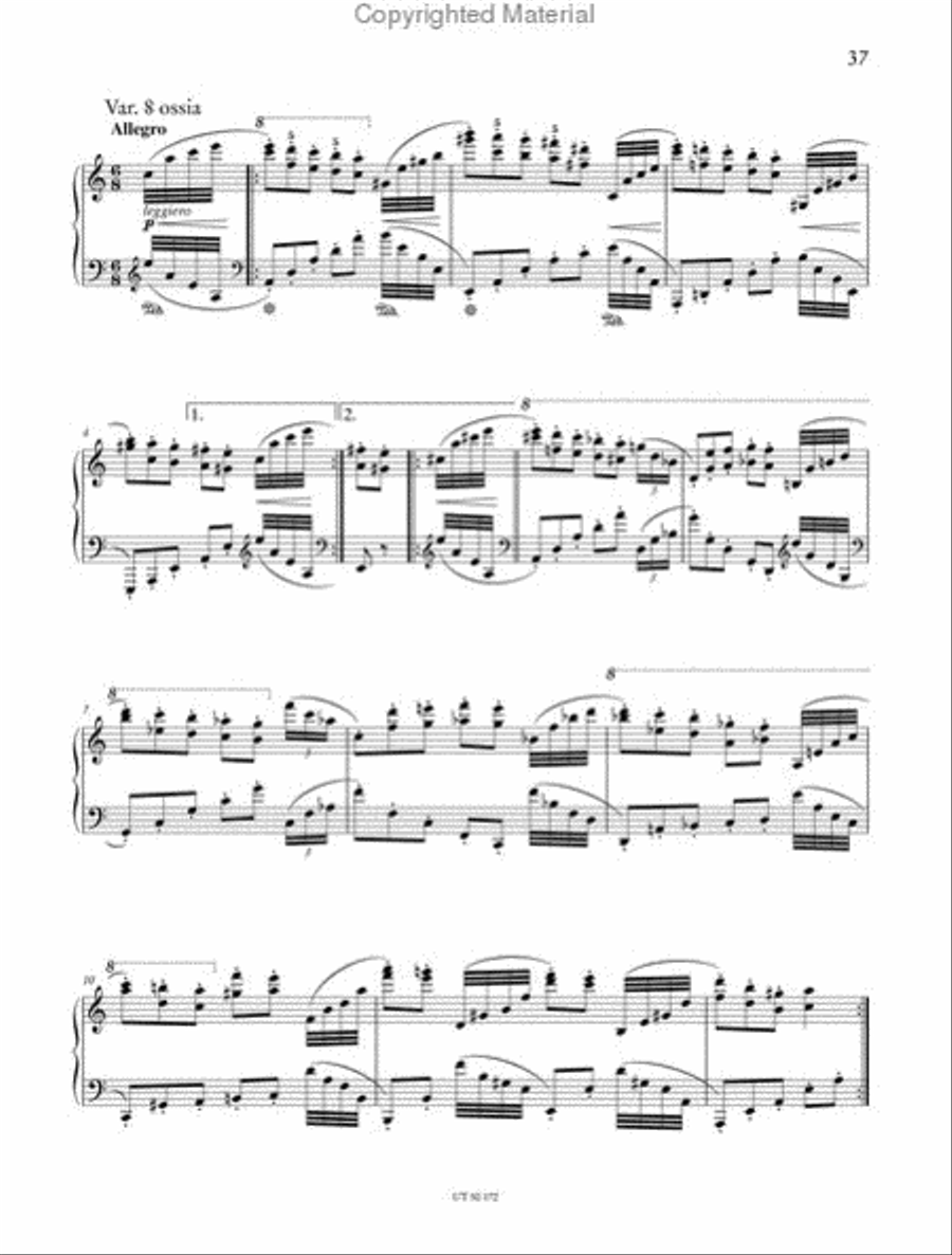 Paganini Variations, Op. 35 Chamber Music scores gallery preview page 5