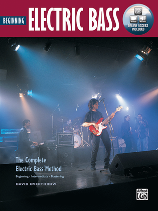 Book cover for Beginning Electric Bass (Book only)