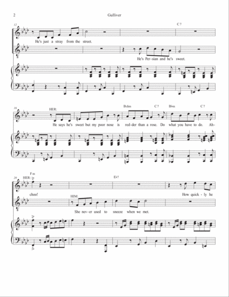 Gulliver Vocal Duet scores gallery preview page 2