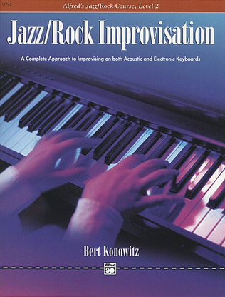 Book cover for Alfred's Basic Jazz/Rock Course: Improvisation, Level 2