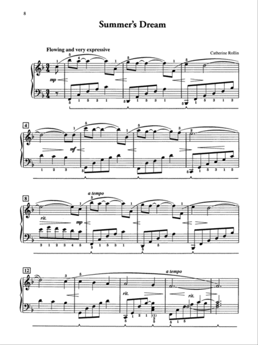 Lyric Moments, Book 1 Piano Solo scores gallery preview page 4