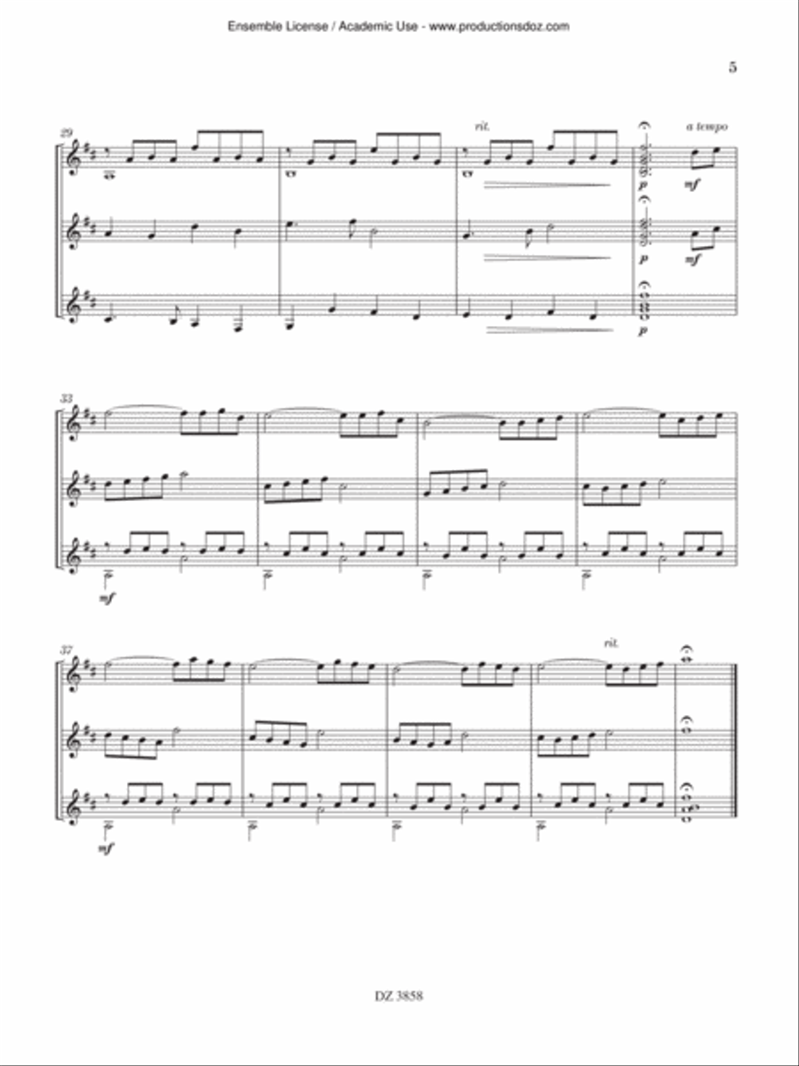 Suite Lilliputienne Suite Lilliputienne Guitar Ensemble scores gallery preview page 5
