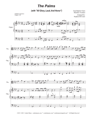 The Palms (with "All Glory, Laud, and Honor") (Viola solo and Organ)