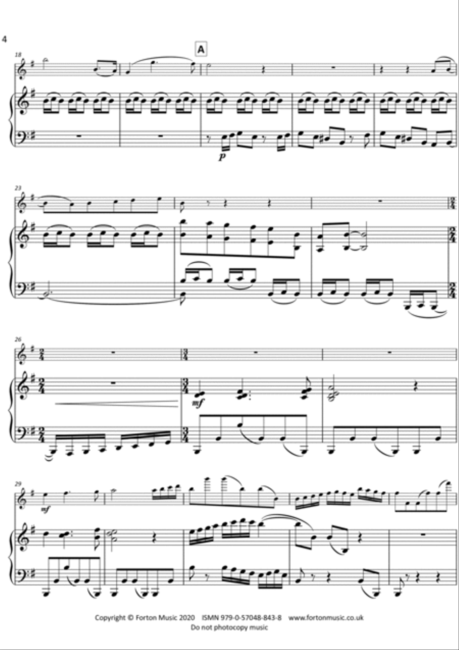 Flute Concerto Flute scores gallery preview page 4