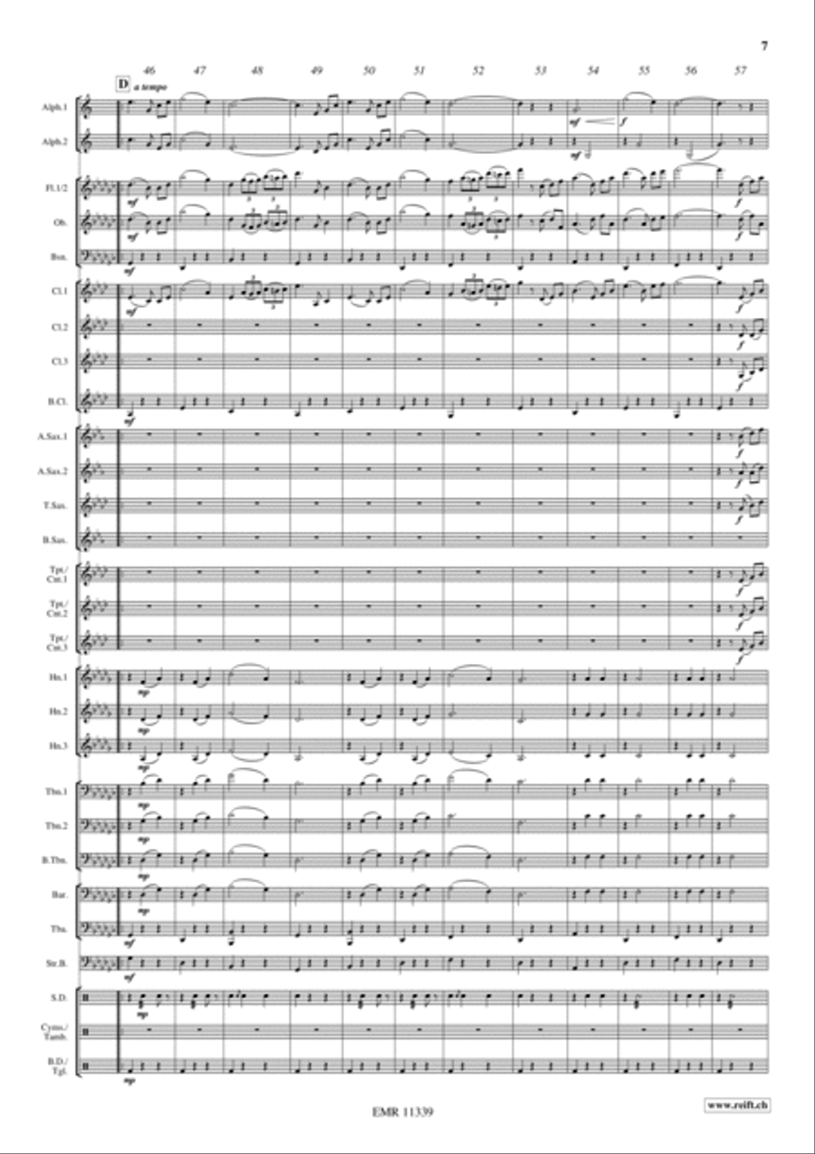 Jozsef in Form Concert Band scores gallery preview page 8
