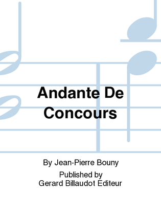 Book cover for Andante De Concours
