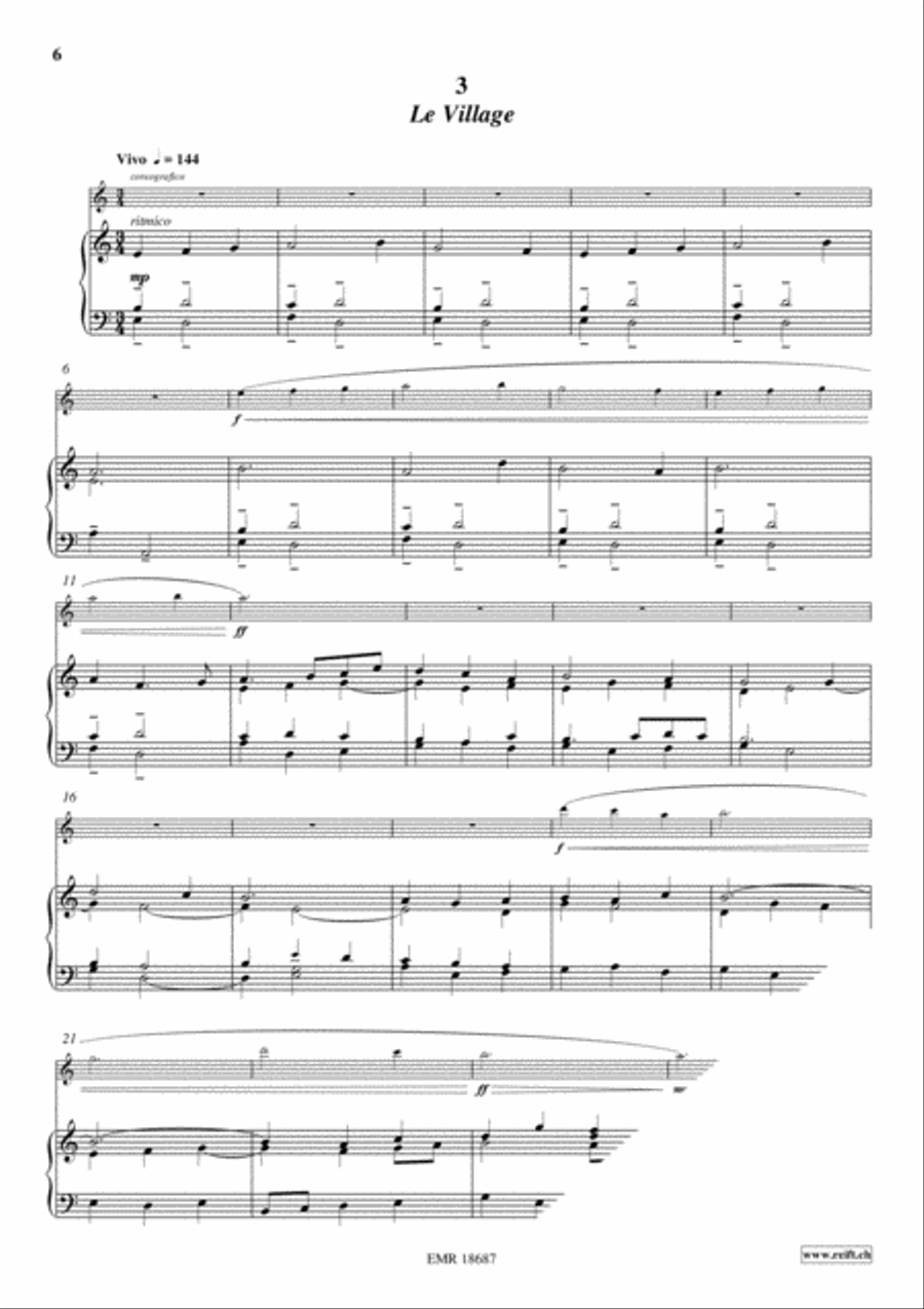Au Fil Du Temps Flute scores gallery preview page 6
