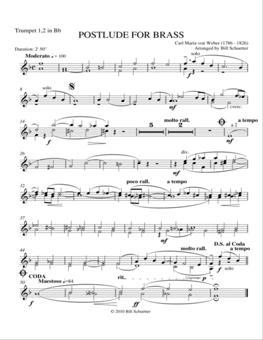 Postlude Postlude Chamber Music scores gallery preview page 4