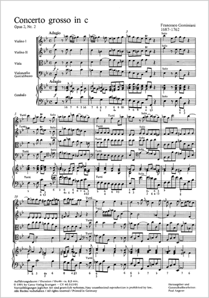 Concerto grosso in C minor