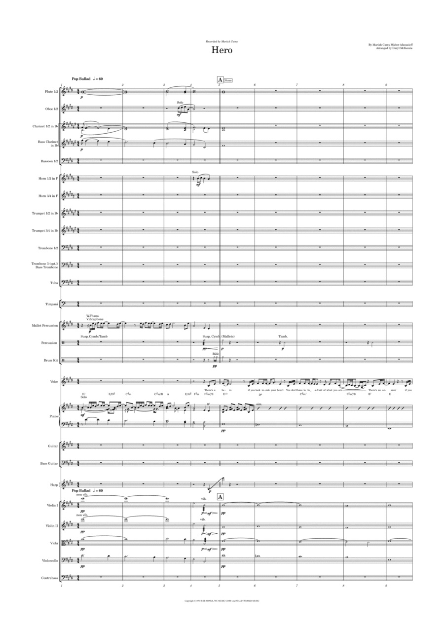 Hero Full Orchestra scores gallery preview page 1