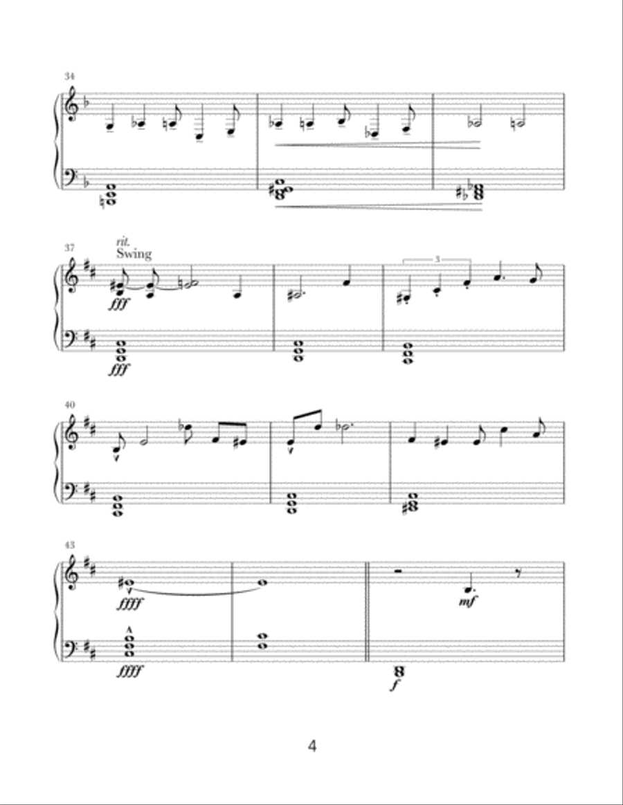 Serenade No. 1 For Piano, Op. 22 Piano Solo scores gallery preview page 4