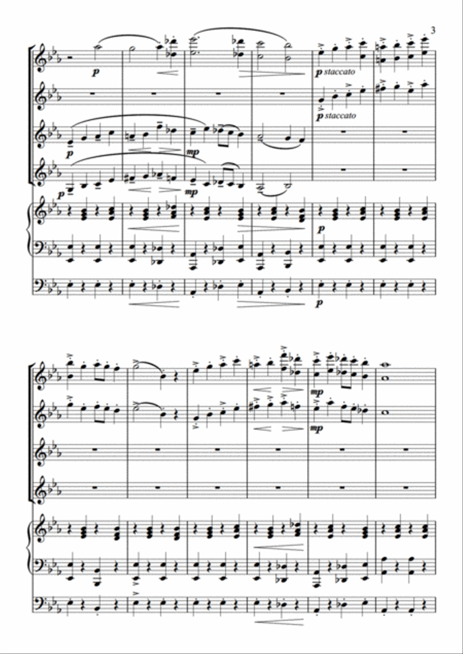 Kijé's Wedding Set of Parts scores gallery preview page 5