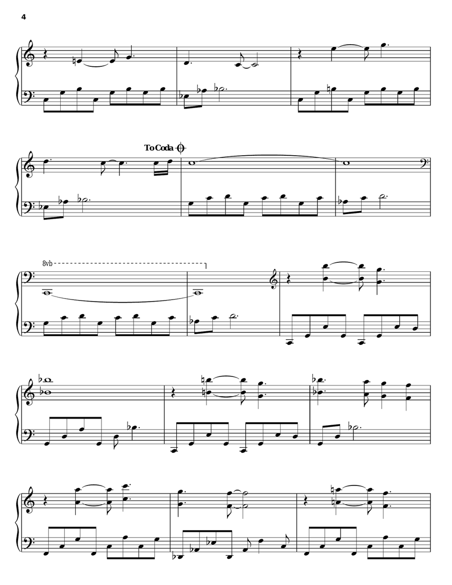 Theme From The Other Side Piano Solo scores gallery preview page 4