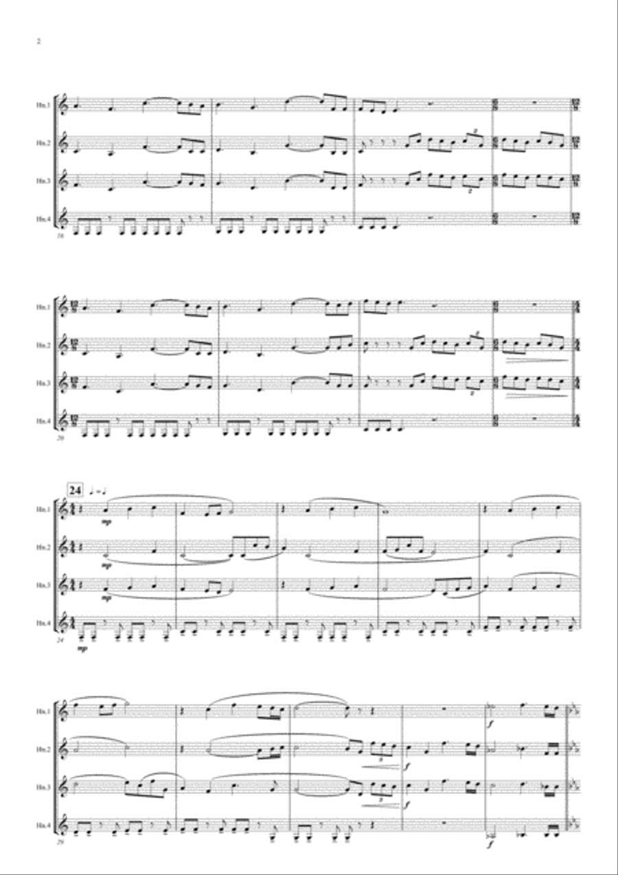 Hollywood Brass Ensemble scores gallery preview page 4