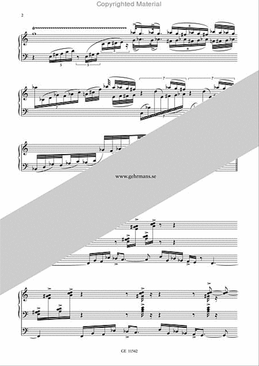 Tragoedia Organ scores gallery preview page 3