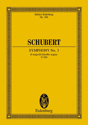 Book cover for Symphony No. 3 D major