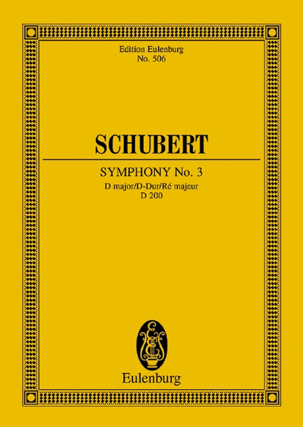 Symphony No. 3 D major