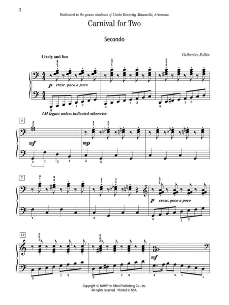 Carnival for Two Small Ensemble scores gallery preview page 2