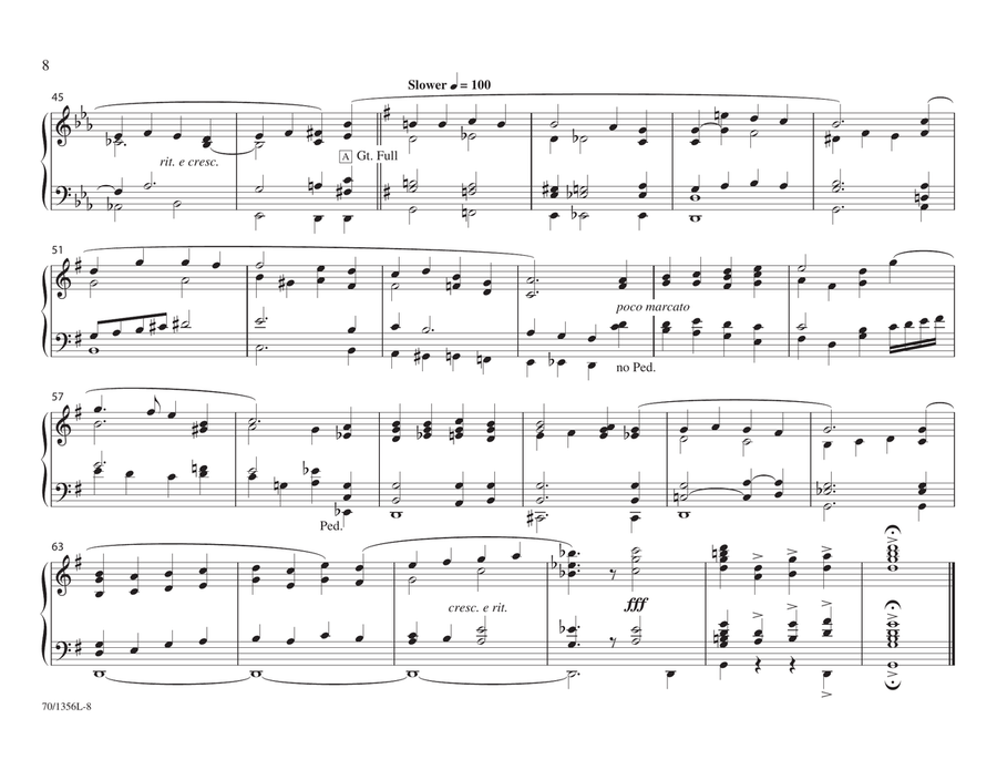 The Rock (Digital Download) Hymn Anthems scores gallery preview page 6