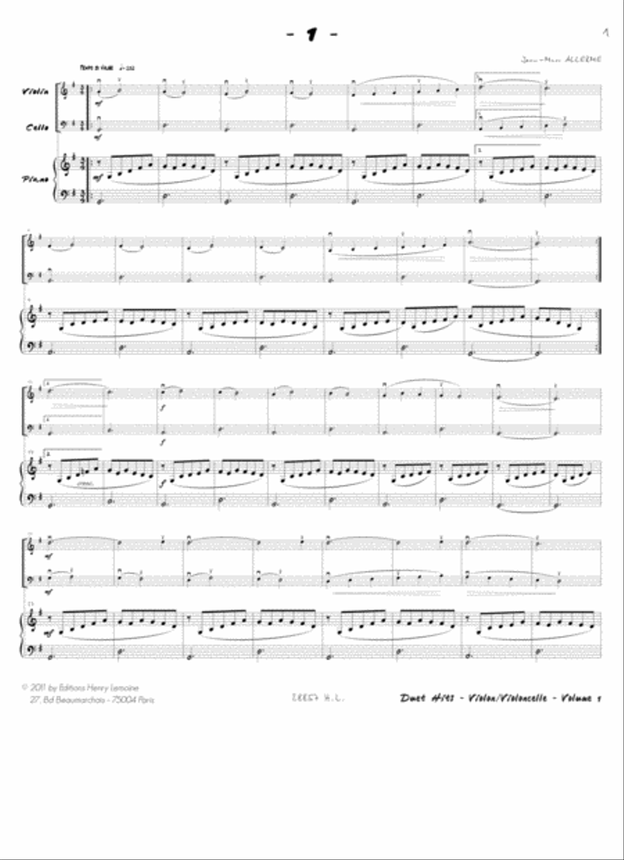 Duet hits Cello scores gallery preview page 2