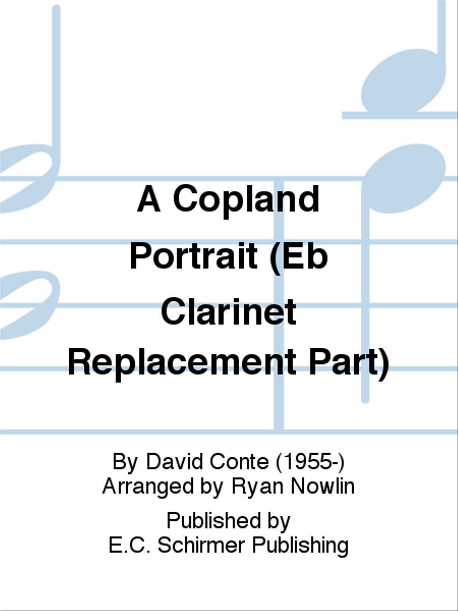 A Copland Portrait (Eb Clarinet Replacement Part) Concert Band scores gallery preview page 1